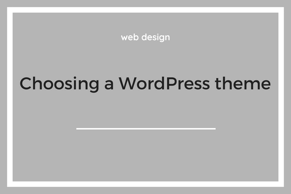 web design with WordPress