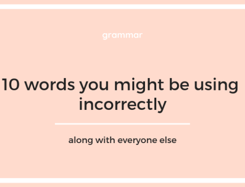 10 words you might be using incorrectly